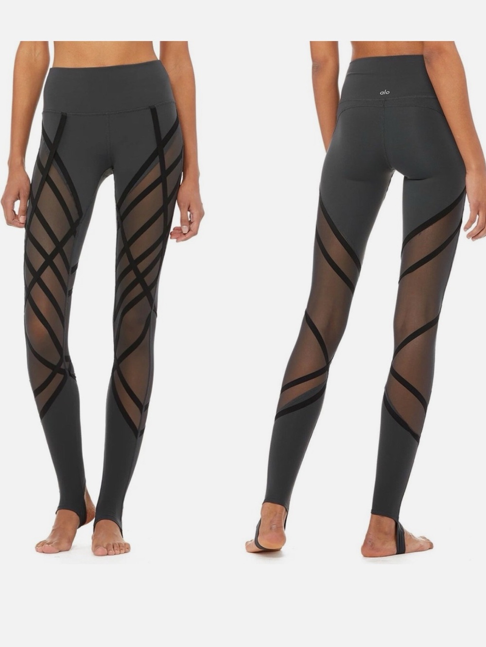 Alo High-Waist Wrapped Stirrup Legging size XS
